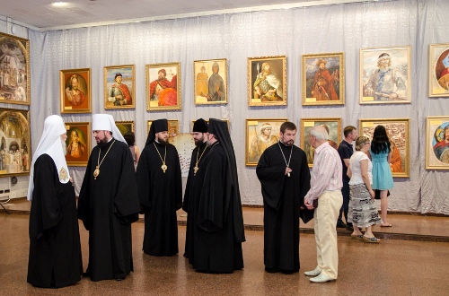 Патріарх Філарет взяв участь у відкритті виставки 